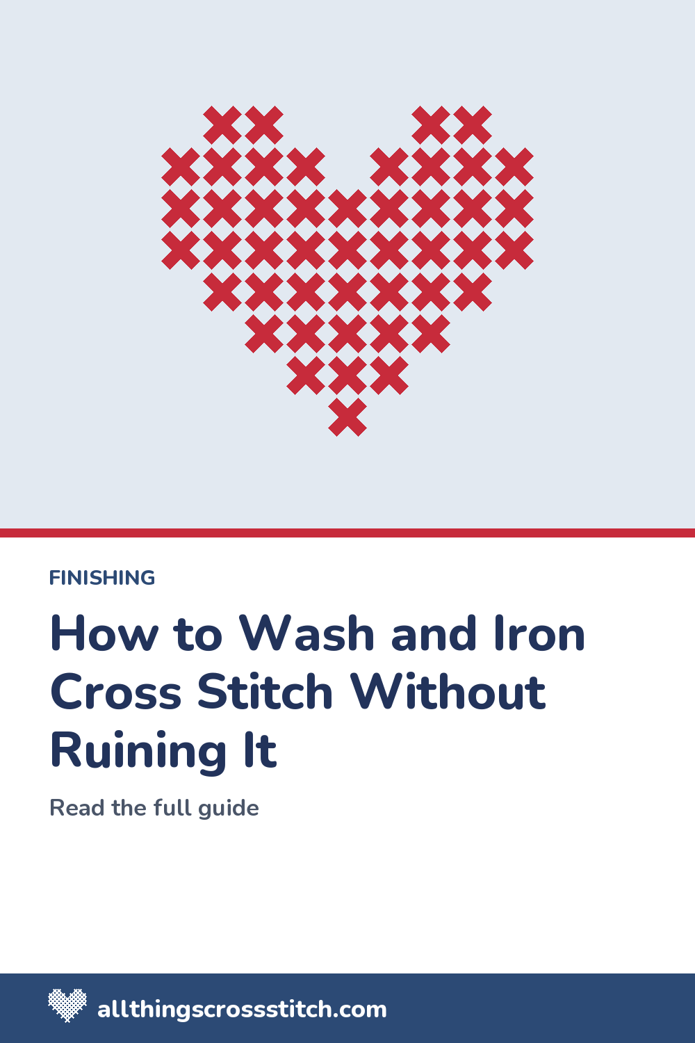 How to Wash and Iron Cross Stitch Without Ruining It